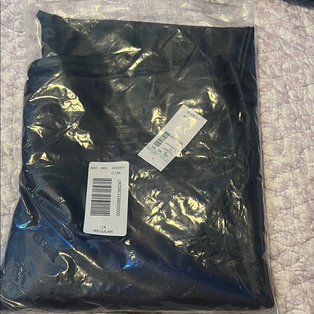 Black shiny leggings - still in packaging